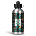 Hawaiian Masks Water Bottle - Aluminum - 20 oz (Personalized)
