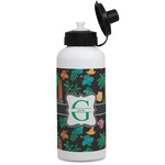 Hawaiian Masks Water Bottles - Aluminum - 20 oz - White (Personalized)