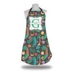 Hawaiian Masks Apron w/ Name and Initial