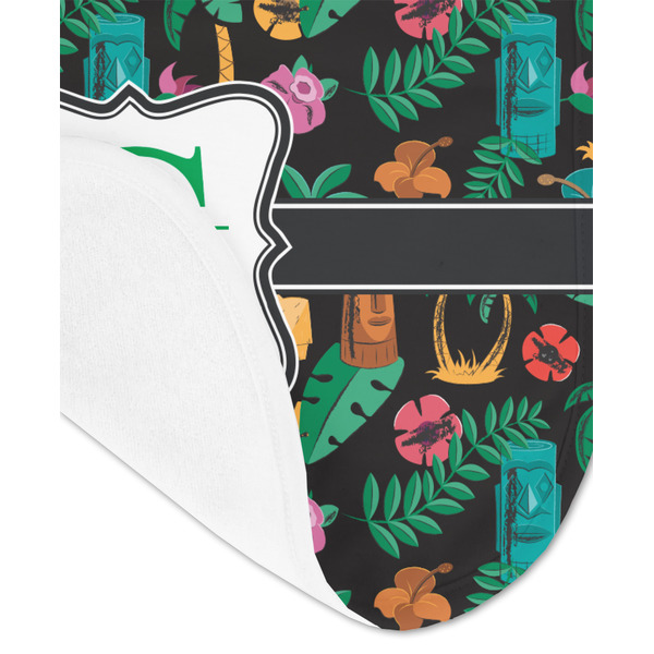 Hawaiian Masks Baby Bib - AFT detail