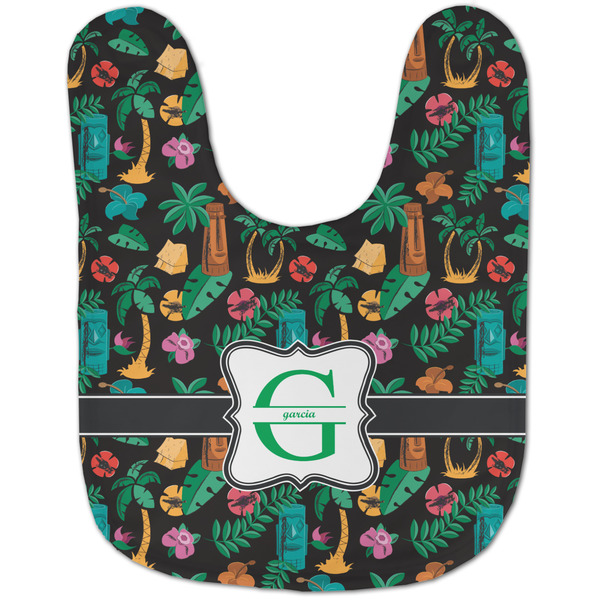 Hawaiian Masks Baby Bib - AFT flat
