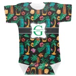 Hawaiian Masks Baby Bodysuit 12-18 (Personalized)