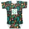 Hawaiian Masks Baby Bodysuit (Personalized)