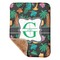 Hawaiian Masks Sherpa Baby Blanket - 30" x 40" w/ Name and Initial