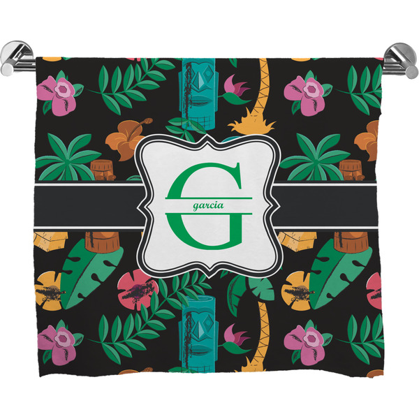 Custom Hawaiian Masks Bath Towel (Personalized)