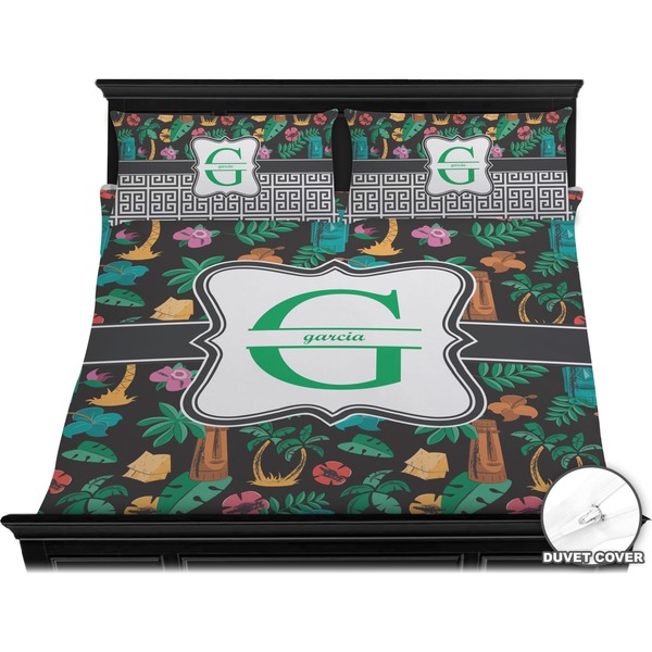 Hawaiian Masks Bedding Set (King) - Duvet