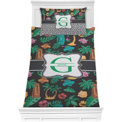 Hawaiian Masks Comforter Set - Twin (Personalized)