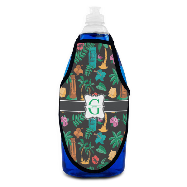 Hawaiian Masks Bottle Apron - Soap - FRONT