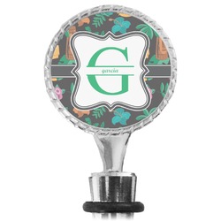 Hawaiian Masks Wine Bottle Stopper (Personalized)