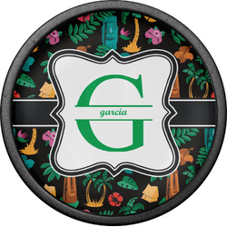 Hawaiian Masks Cabinet Knob (Black) (Personalized)