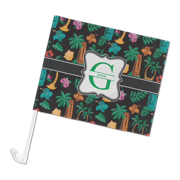 Custom Hawaiian Masks Car Flag (Personalized)