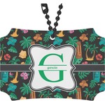 Hawaiian Masks Rear View Mirror Ornament (Personalized)