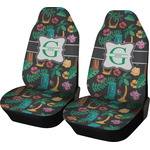 Hawaiian Masks Car Seat Covers (Set of Two) (Personalized)
