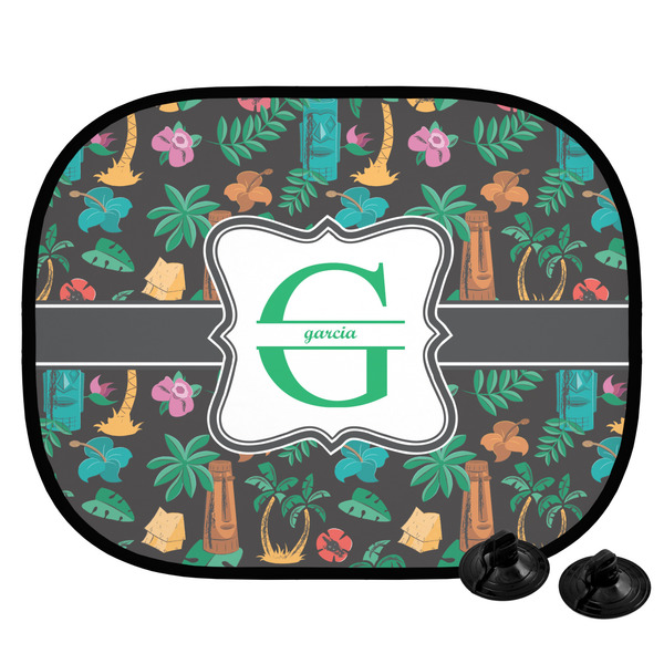 Custom Hawaiian Masks Car Side Window Sun Shade (Personalized)