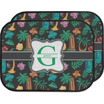 Hawaiian Masks Car Floor Mats (Back Seat) (Personalized)