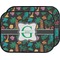 Hawaiian Masks Car Floor Mats (Back Seat) (Personalized)