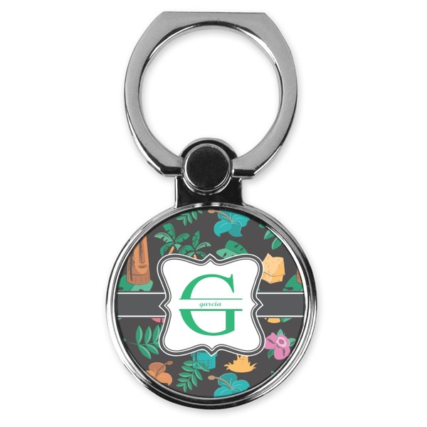 Custom Hawaiian Masks Cell Phone Ring Stand & Holder (Personalized)