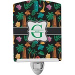 Hawaiian Masks Ceramic Night Light (Personalized)