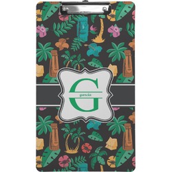 Hawaiian Masks Clipboard (Legal Size) (Personalized)