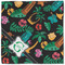 Hawaiian Masks Cloth Napkins - Personalized Lunch (Single Full Open)
