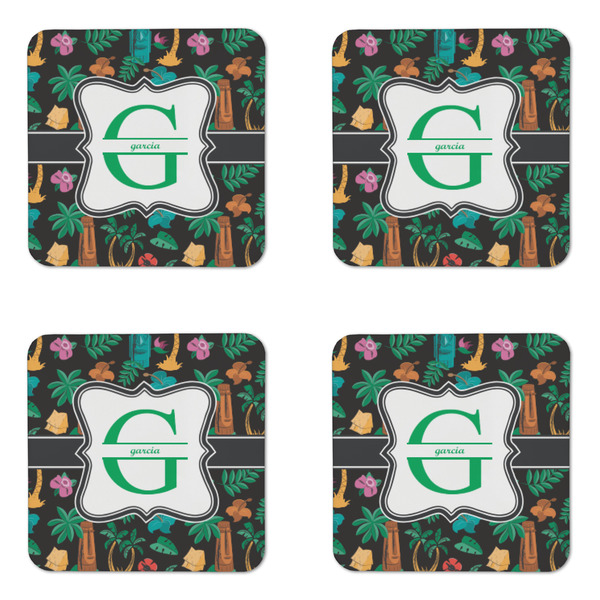 Hawaiian Masks Coaster Set - APPROVAL