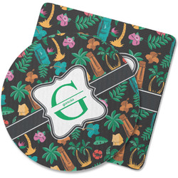 Hawaiian Masks Rubber Backed Coaster (Personalized)