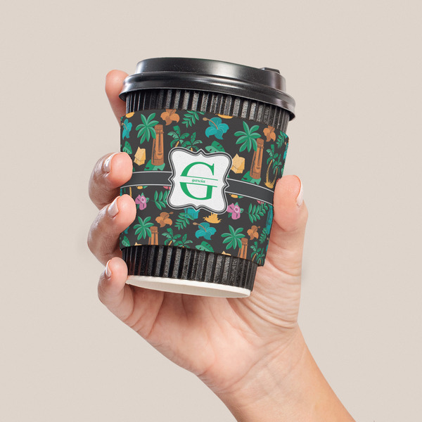 Hawaiian Masks Coffee Cup Sleeve - LIFESTYLE