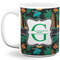 Hawaiian Masks 11 Oz Coffee Mug - White (Personalized)