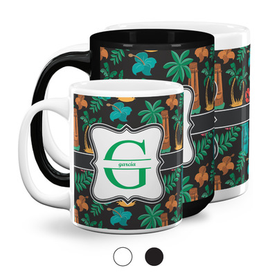 Hawaiian Masks Coffee Mug (Personalized)