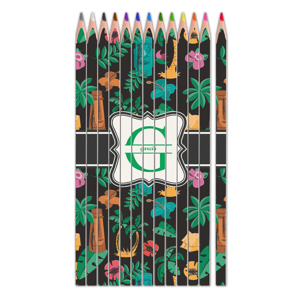 Custom Hawaiian Masks Colored Pencils (Personalized)