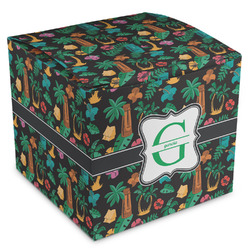 Hawaiian Masks Cube Favor Gift Boxes (Personalized)