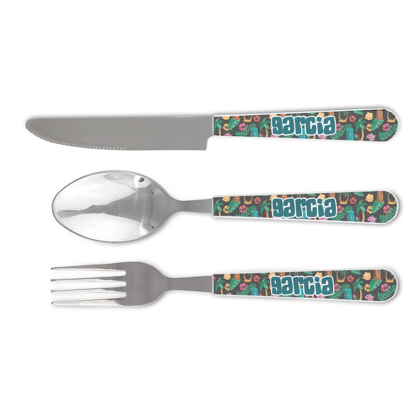 Custom Hawaiian Masks Cutlery Set (Personalized)