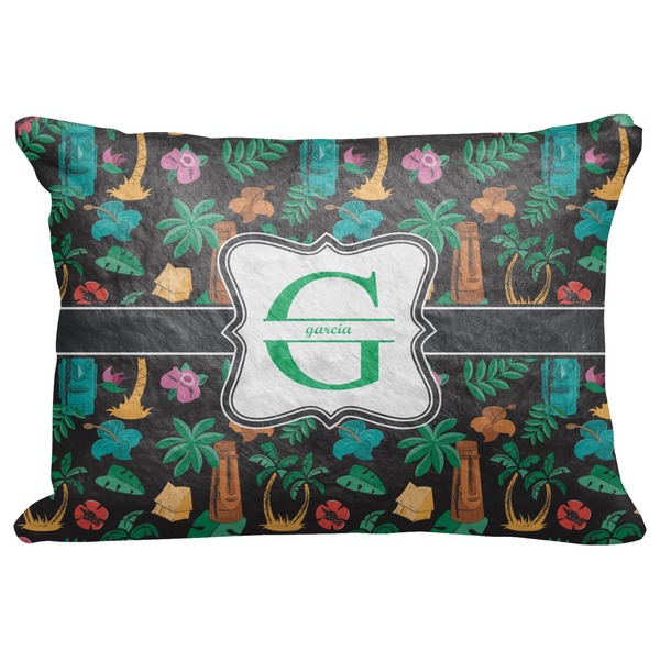 Custom Hawaiian Masks Decorative Baby Pillowcase - 16"x12" (Personalized)