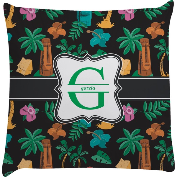 Custom Hawaiian Masks Decorative Pillow Case (Personalized)