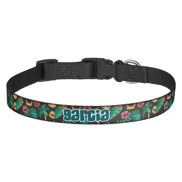 Custom Hawaiian Masks Dog Collar (Personalized)