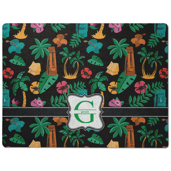 Hawaiian Masks Dog Food Mat - Medium without bowls