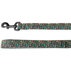 Hawaiian Masks Deluxe Dog Leash - 4 ft (Personalized)