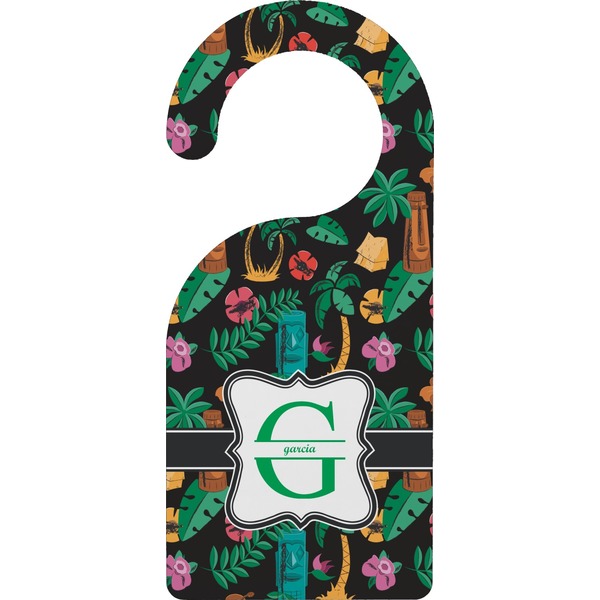 Custom Hawaiian Masks Door Hanger (Personalized)