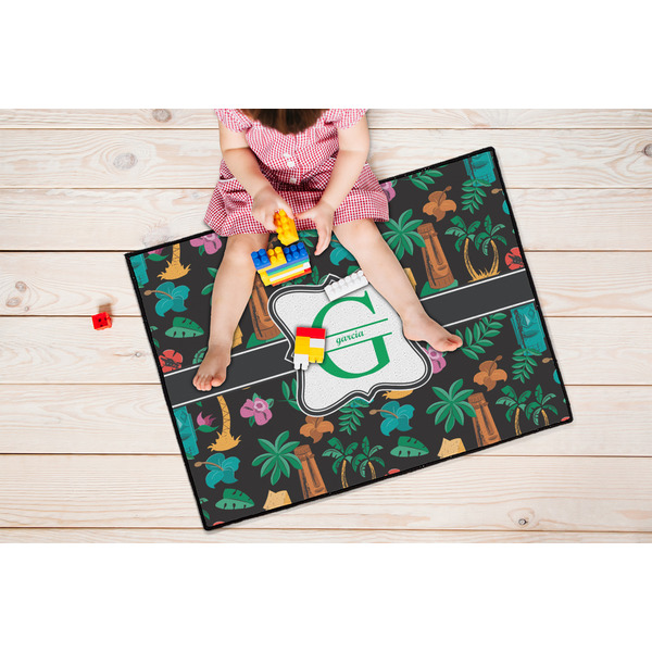 Hawaiian Masks Door Mats - LIFESTYLE kid