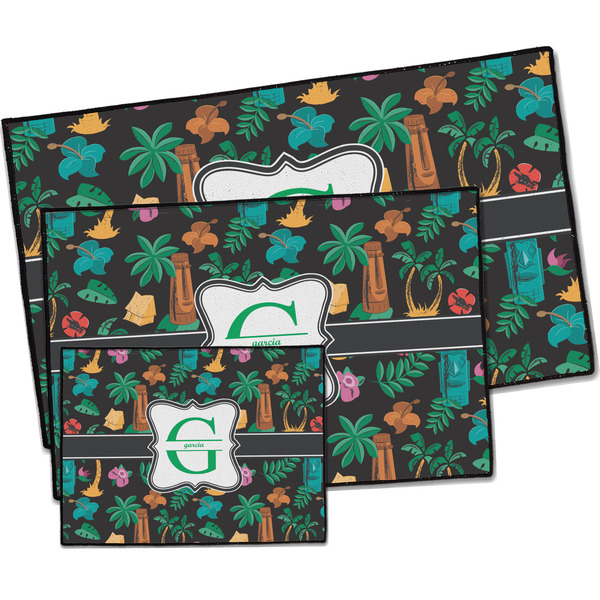 Hawaiian Masks Door Mats - PARENT MAIN