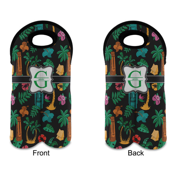 Hawaiian Masks Double Wine Tote - APPROVAL (new)