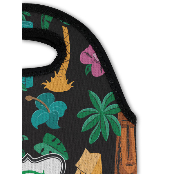 Hawaiian Masks Double Wine Tote - Detail 1 (new)