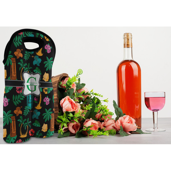 Hawaiian Masks Double Wine Tote - LIFESTYLE (new)