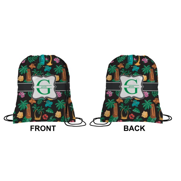 Hawaiian Masks Drawstring Backpack