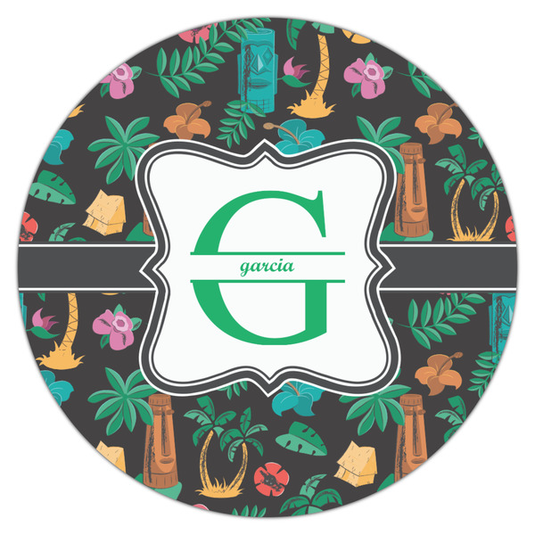 Hawaiian Masks Drink Topper - Large - Single