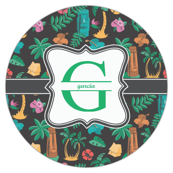 Hawaiian Masks Drink Topper - Medium - Single