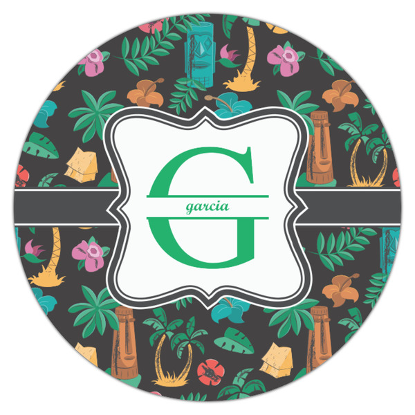 Hawaiian Masks Drink Topper - Small - Single