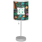 Hawaiian Masks Lamp with Drum Shade (Personalized)