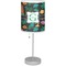 Hawaiian Masks Lamp with Drum Shade (Personalized)