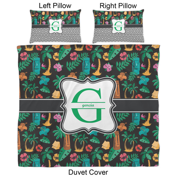 Hawaiian Masks Duvet Cover Set - King - Approval